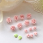 ハンドメイド パーツ    材料  薔薇  11 ピンク