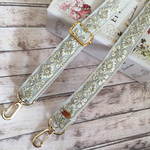 ショルダーストラップ インド刺繍 リボン スマホショルダーストラップ スマホストラップ キナリ