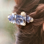 優しい薔薇のポニーフック♡フェアリー🧚ブルーローズ
