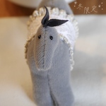 冬限定《"うま"く いく》馬さんライトグレー
