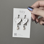 Re ▽ Heart silver pierce