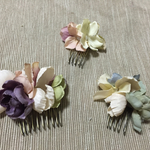 紫陽花ヘッドアクセ、コームタイプ
