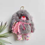 2796❤️ふわもこ🐰うさぎchanチャームストラップ