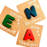 【プレゼントにもおすすめ】アルファベットクレヨン♢ネームクレヨン♢オリジナルクレヨン♢キッズ♢バレンタイン♢ホワイトデー