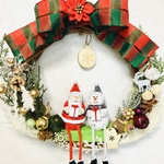 プレゼント交換🎁サンタさん🎅とスノーマン☃️クリスマスリース
