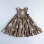 【受注製作】フリルピナフォア＊ toile de Jouy 