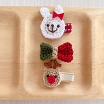 送料無料☆ベビークリップ♡クリスマスうさちゃんセット