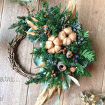 winter wreathクリスマスリース