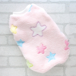 犬服　フリース　星柄　タンクトップ　ハンドメイド