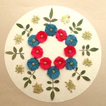 押し花セットH＜組み立てのお花＆レースフラワー他＞