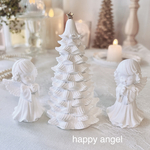 ［受注販売］双子の天使　クリスマス飾り　アロマストーン