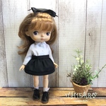 ☆THIERRY☆モンストドール着せ替えお洋服 白いブラウス（丸襟）
