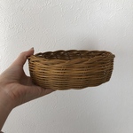ラタンの小物入れ(平型)