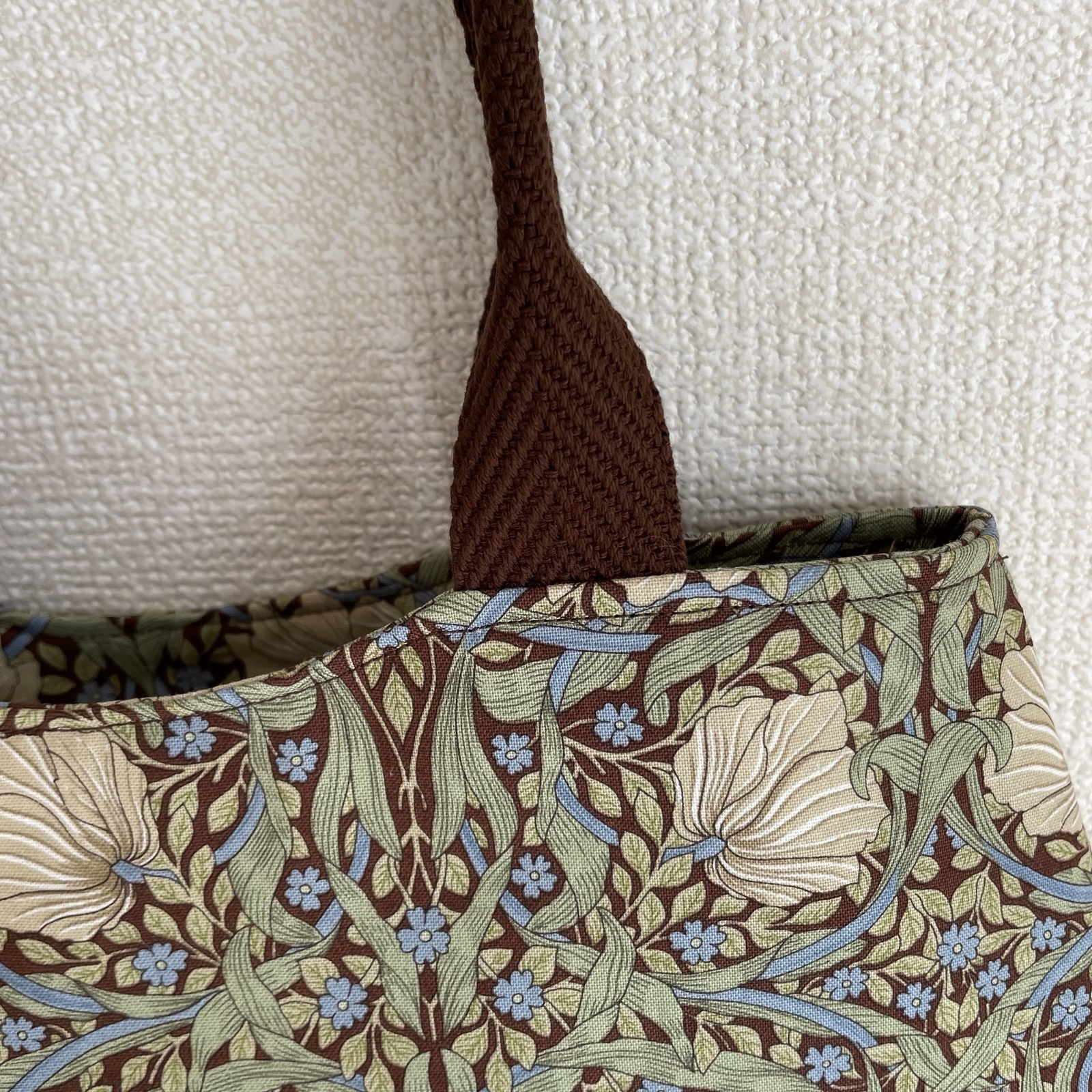 受注製作》ウィリアムモリス ピンパーネルのホワイトの丸い