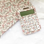 リバティ電卓 ♡ ファブリック電卓 ♡ ムーンモスクラシカルピンク ♡