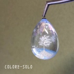 冬の景色N ネックレス／バッグチャーム／キーホルダー★金具シルバーカラー