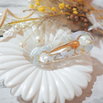 ヘアクリップ　さざれ石