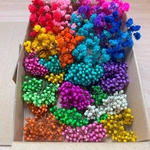 ライスフラワー　かすみ草　小分けセット　プリザーブドフラワー花材　レジン　キャンドル　ガーランド　
