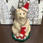 （2022）🎄🎁🔔北欧しろくま貯金箱用　クリスマス雑貨3点セット🤶