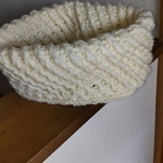 斜め模様のネッグウォーマー