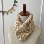 キッズ/大人用　ネックウォーマー/マフラー　スナップ Mサイズ   バンビ