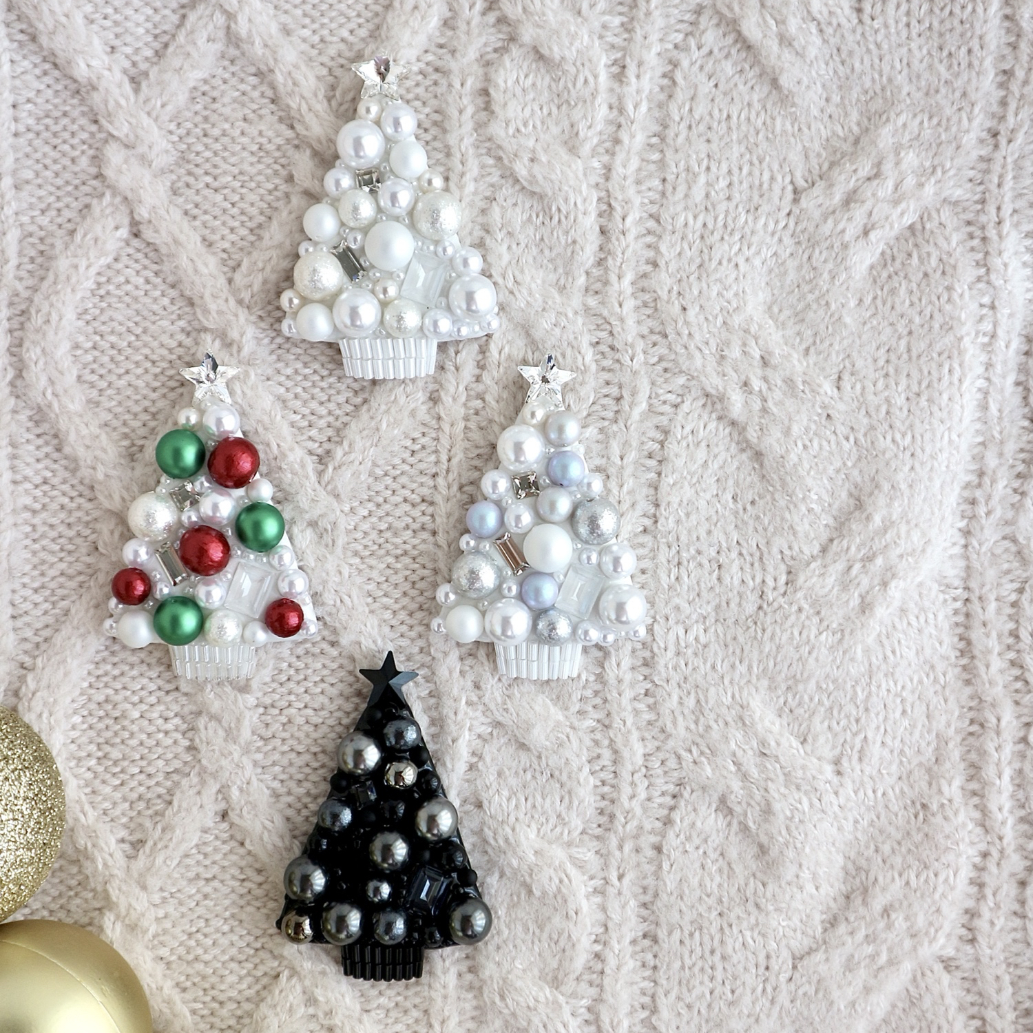 minneランキング入り❣️】ツリーブローチ🎄 プレゼント クリスマス