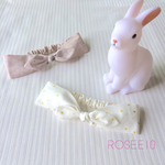 《rin271013様専用》星の綿麻  リボンヘアバンド  ベビー・キッズ