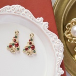 再販3・クリスマスツリー・ストーンチャーム/2個