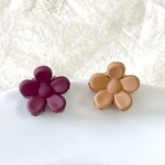 ミニ　ヘアクリップ バンスクリップ　小さめ　フラワー　花　2個セット
