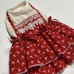 完成品犬服26/40/32🐶クリスマスワンピース🎄トナカイ