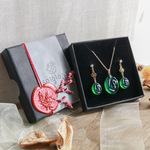 “soi glass Xmas Coffret 2022”~Glass Candy set~【emerald】