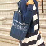I LOVE HANAPECHA   鼻ぺちゃ犬種デニムト-トバッグ