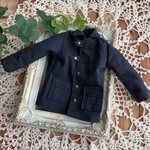 No.446 六分の一男子図鑑　Wタブ付きジャケット　ネイビー