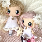 イーマリーちゃん用ヘアアクセサリー（ホワイト花）