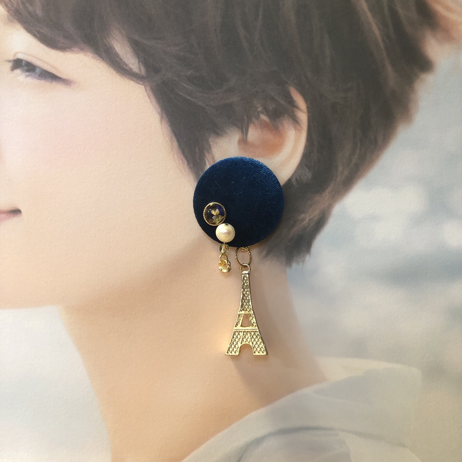 Dior エッフェル塔モチーフ ピアス(片耳用) Dior エッフェル塔モチーフ