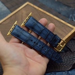 高級ワニ革時計バンドアップルウォッチ時計ベルト