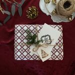 クリスマス ラッピングペーパー★ wrapping paper A3 10枚〜  la neige 雪の結晶