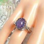 再々・・販　タンザニアの宝石　タンザナイト ring（SV925に変更可能・フリーサイズ）