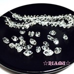 ＮＹ産ハーキマーダイヤモンドAAA  3～5mm　5個　ハンドメイド素材