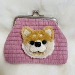 熊谷様オーダー　わんちゃんがま口　柴犬