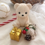 ‪𓂃 𓈒𓏸໒🎄👒🧸クリスマス麦わら帽子テディベアさん︎💕︎