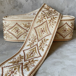 インド刺繍リボン　花　インド刺繍　スパンコール　刺繍リボン　リボン　りぼん　※10月8日よりゆうパケットにて発送となります。