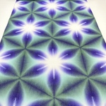 京都絞り染めの知多木綿手ぬぐい生地／〜酢漿草～