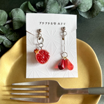 再販2☆瑞々しいざくろのピアス/イヤリング