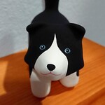 うちの子張り子【ボーダーコリー】