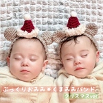 ご予約承り中　　おみみぷっくり＊　くまみみバンド　クリスマス　ver