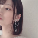 「つらら・花」-ピアス .イヤーカフ- 