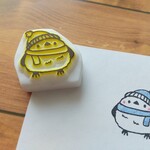 【受注生産】シマエナガ はんこ 冬