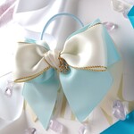 雪の結晶☆爽やかリボンヘアゴム♪
