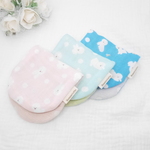 8重ガーゼハンカチ♡ビションフリーゼ＊10×20センチ　Fluffy gauze handkerchief